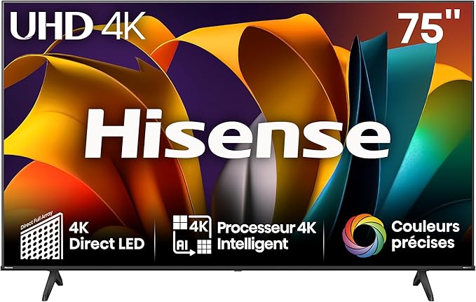 avis tv hisense 75a6n